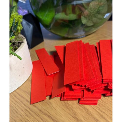 Parfüm Test Kağıd Kırmızı 1000 Adet Mat Parfüm Koku Testi Kağıtları Profesyonel Koku Deneme Blotteri