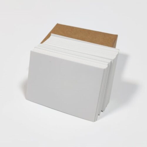 Beyaz Kartvizit Boş 5,5 X 7,5 Cm (200) Adet Kutulu (0,24 KG)
