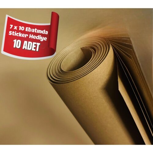 Kraft Kağıt 10 Adet 100 X140 Cm ambalaj ve Çeyiz tabak eşya paketleme kağıdı