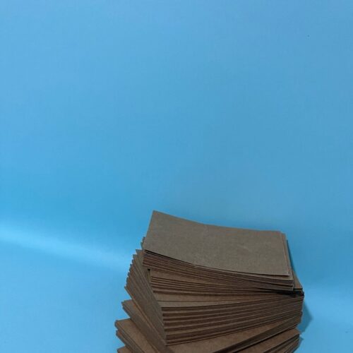 Kraft Baskısız 8 X 29 Cm 50adet 110 gr Kart Kraft Ara Karton Not Kartı Notluk Dosya (0,1392 KG)