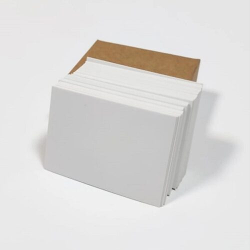 Beyaz Kartvizit Boş 5,5 X 7,5 Cm 100 Adet (0,12 KG)