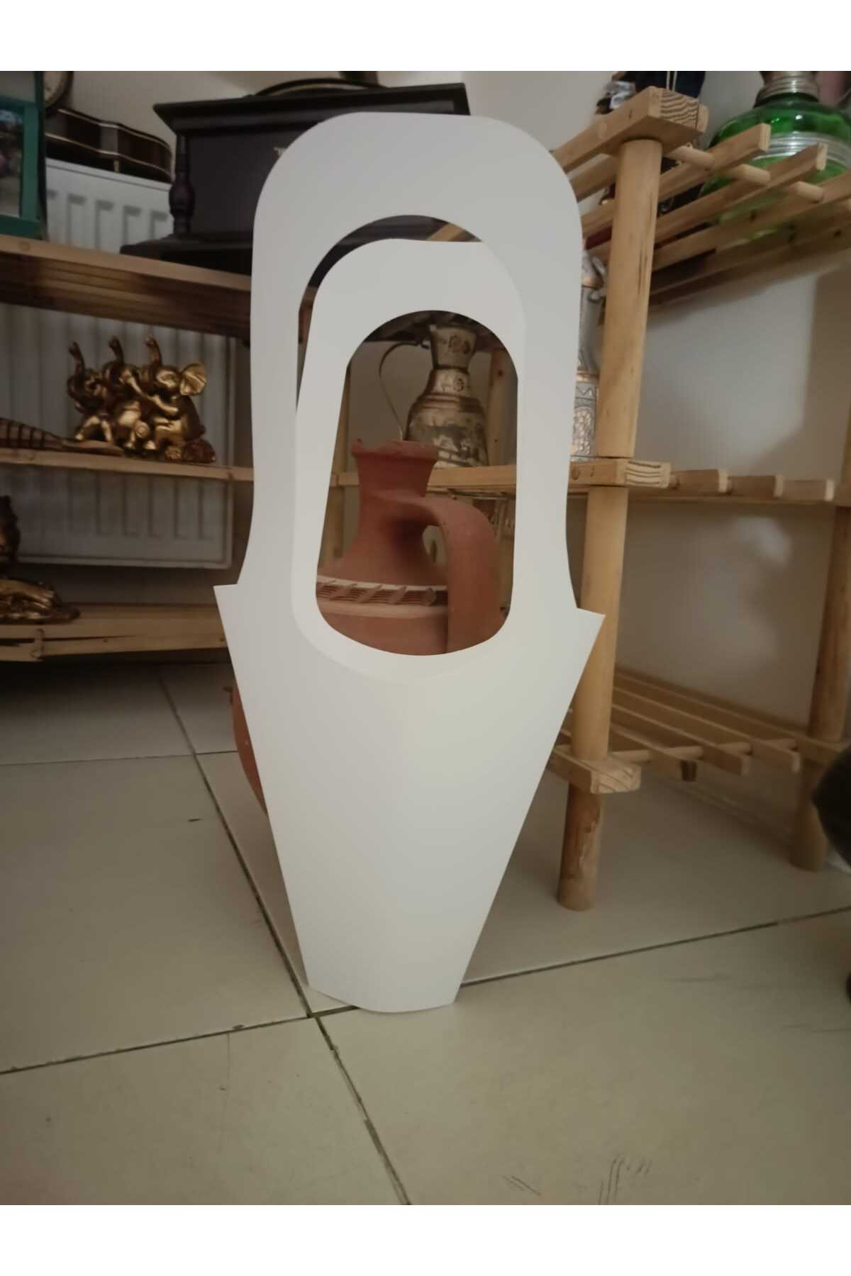 100 Adet Buket ve Saksı Çiçek taşıma için Beyaz Lüks Çanta