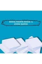 25x35 Cm Çizim Kağıdı 1. Hamur 70 Gr. 25 Adet (0,15 KG)
