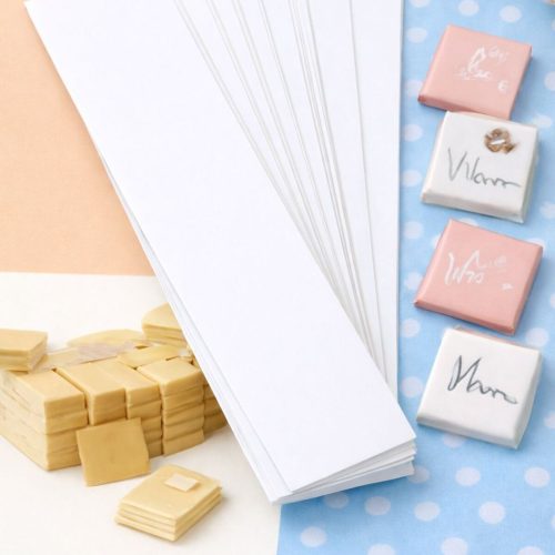 7×29,7 cm 1. Hamur Etiket Sticker – Inkjet & Lazer Yazıcı Uyumlu – 10’lu Paket – Beyaz Baskı Etiketi