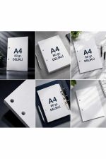 A4 Delikli Fotokopi Kağıdı 80 gr 50 Yaprak – Yazıcı Uyumlu, Net Baskı, Ofis & Okul Kullanımı - Görsel 4