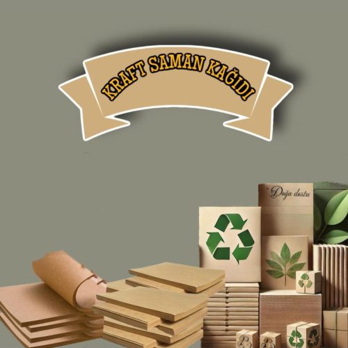 A4 Kraft Saman Kağıdı Paketleme Hobi Etiket Kağıdı 110 gram 100 Adet (0,686KG)