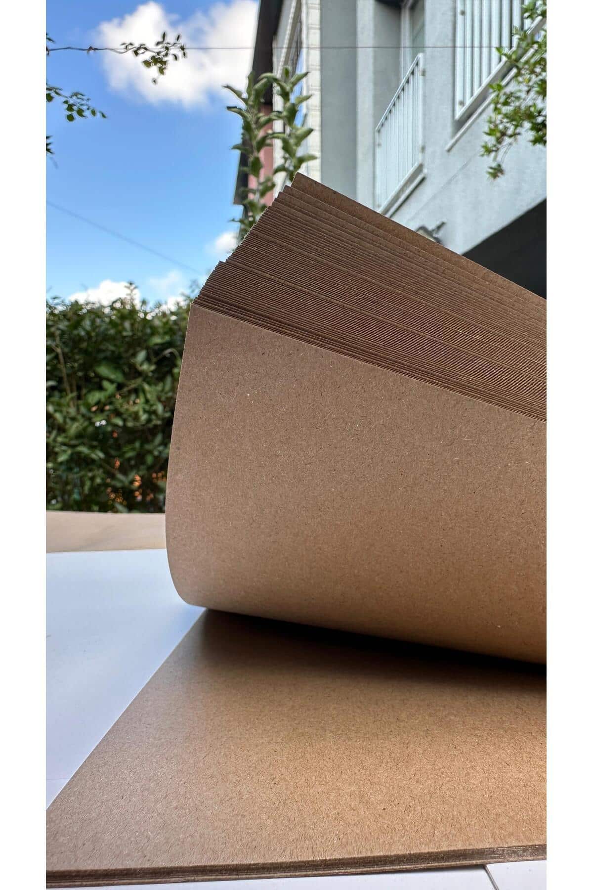 A4 Saman Kağıdı, A4 Kraft Saman Kağıdı 50 Adet 180 gram (0,6237 KG) - Görsel 4