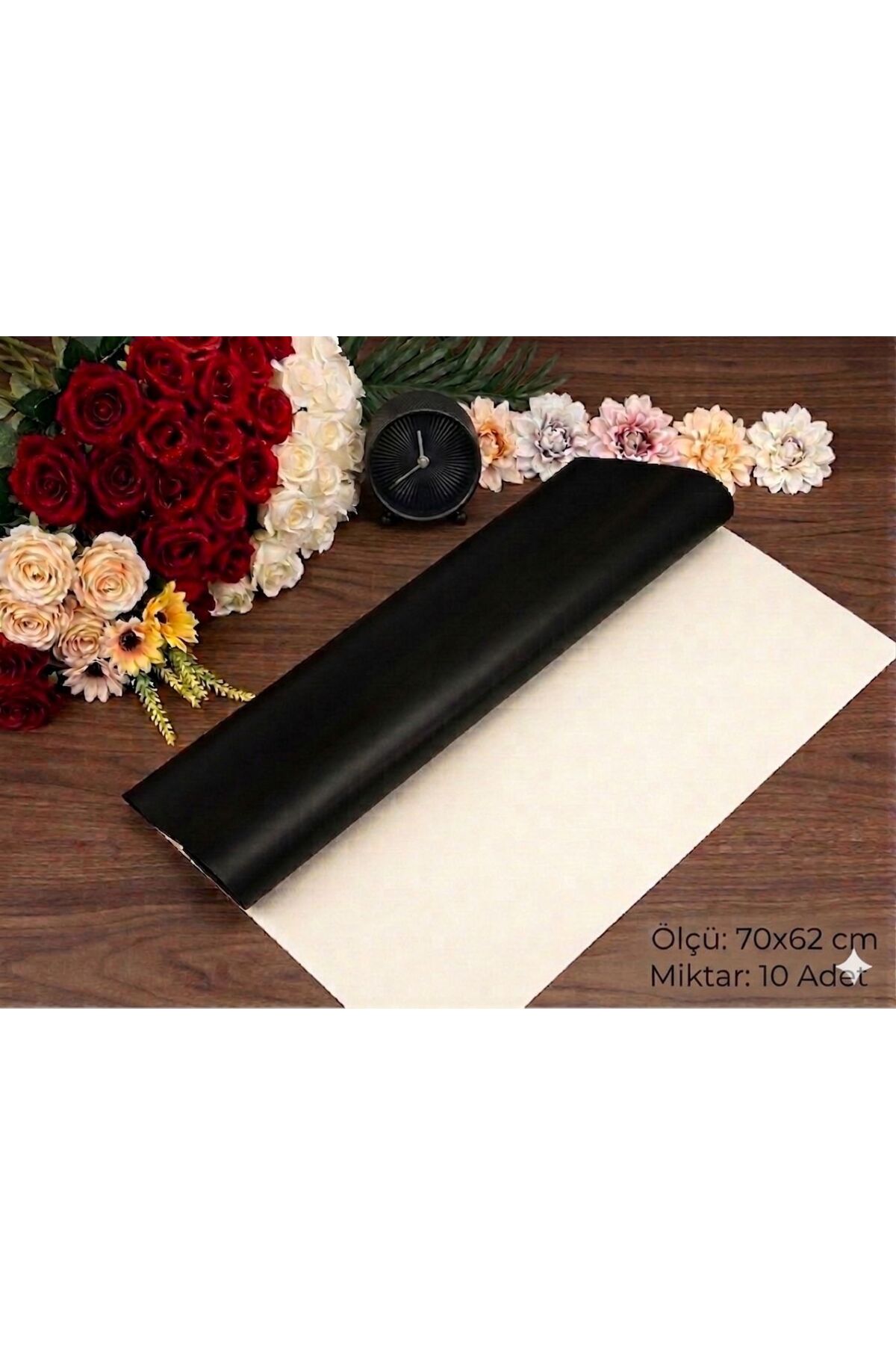 Buket, gül, aranjman, saksı çiçek ve özel tasarımlar için neme dayanıklı 10 Adetli set Çiçekçiler, butik tasarımcılar, organizasyon firmaları için şık tasarımlar için paketleme malzemesi. - Görsel 5