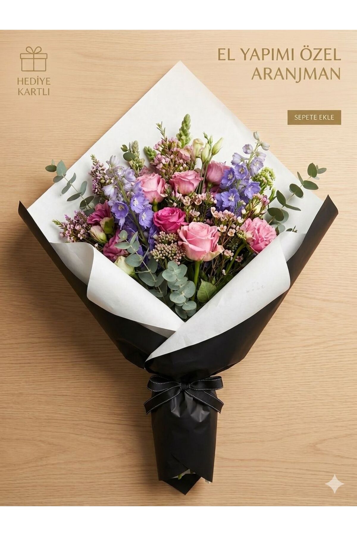 Buket, gül, aranjman, saksı çiçek ve özel tasarımlar için neme dayanıklı 20 Adetli set Çiçekçiler, butik tasarımcılar, organizasyon firmaları için şık tasarımlar için paketleme malzemesi. - Görsel 3