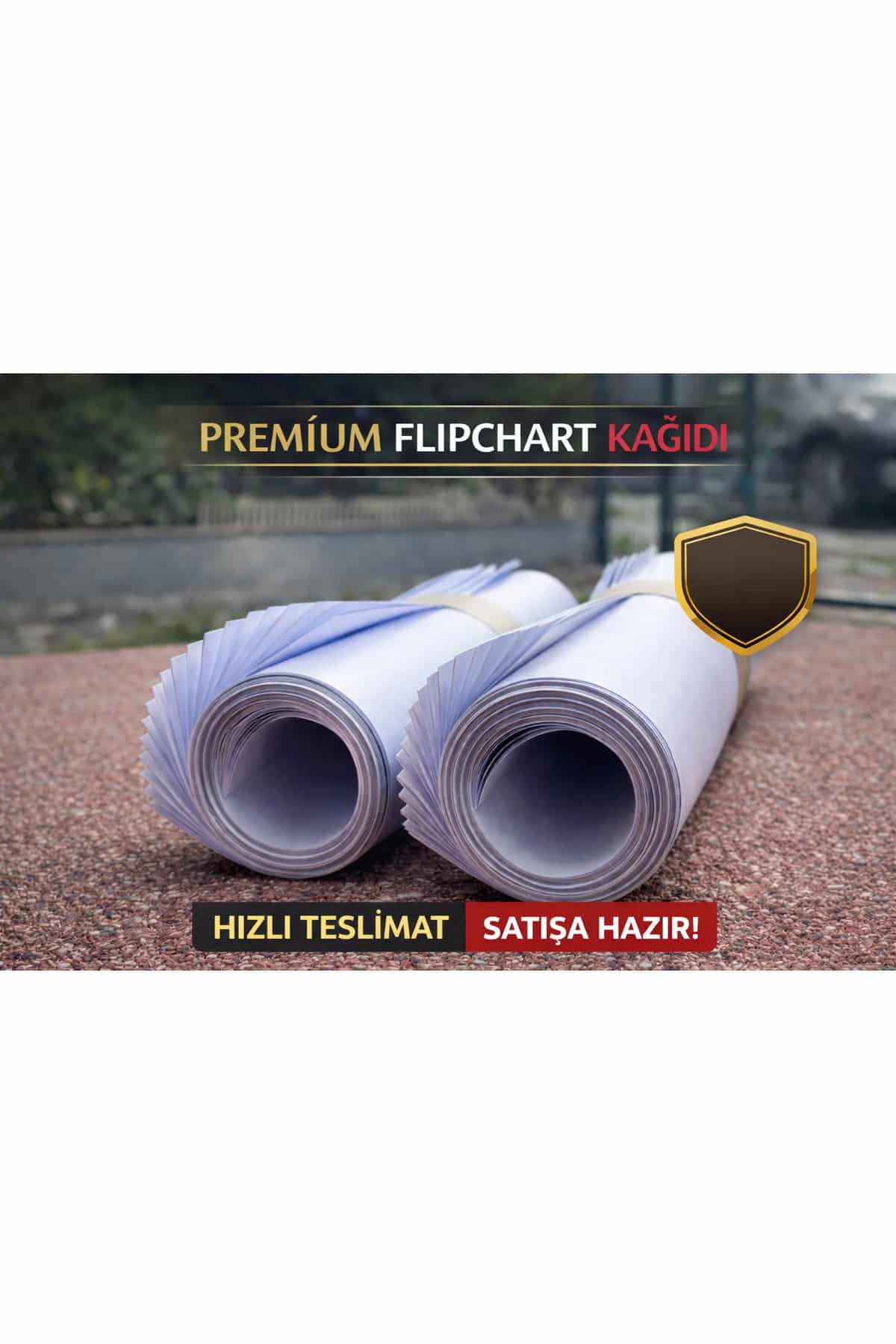 Flipchart Kağıdı Pano kağıdı Yazı Tahtası Kağıdı 100 adet - Görsel 3