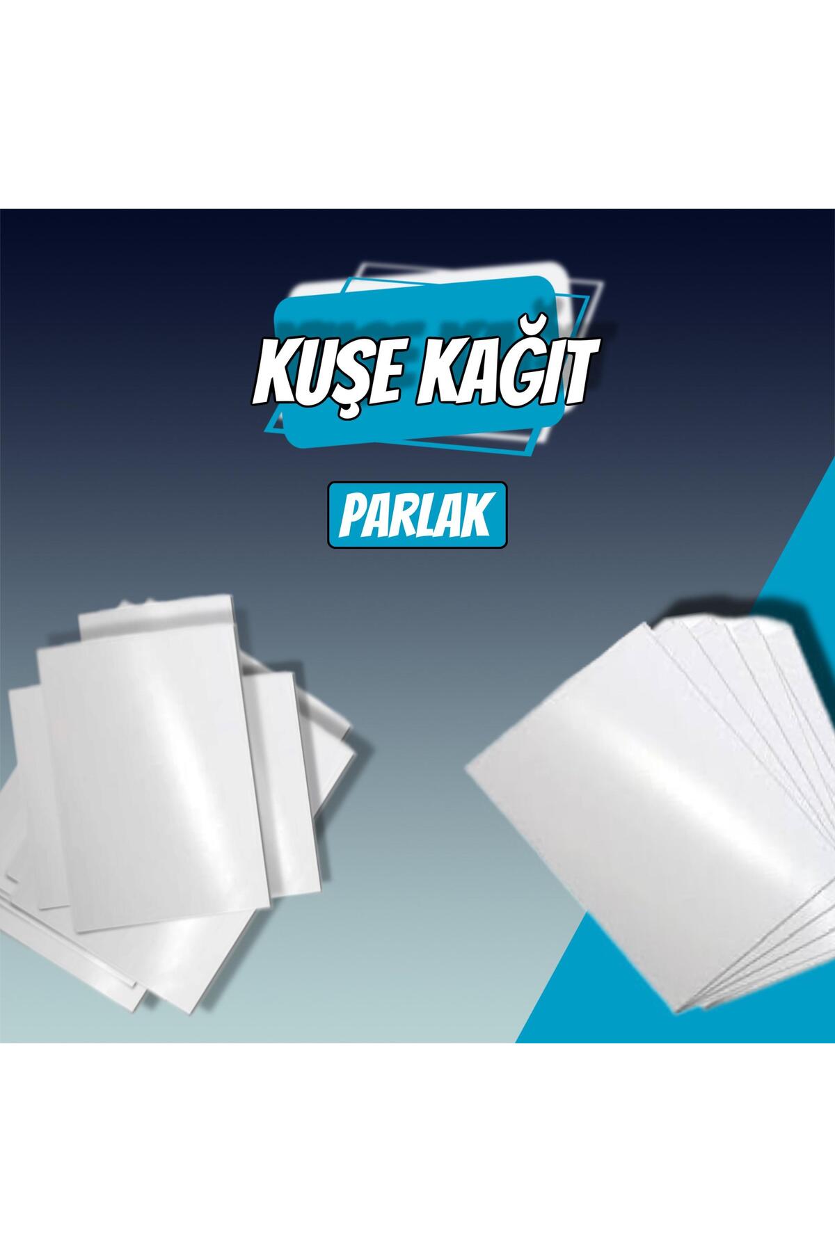KAĞIT PASPAS 500 Adet 90gr A4 Parlak Kuşe (2,81 KG) - Görsel 5