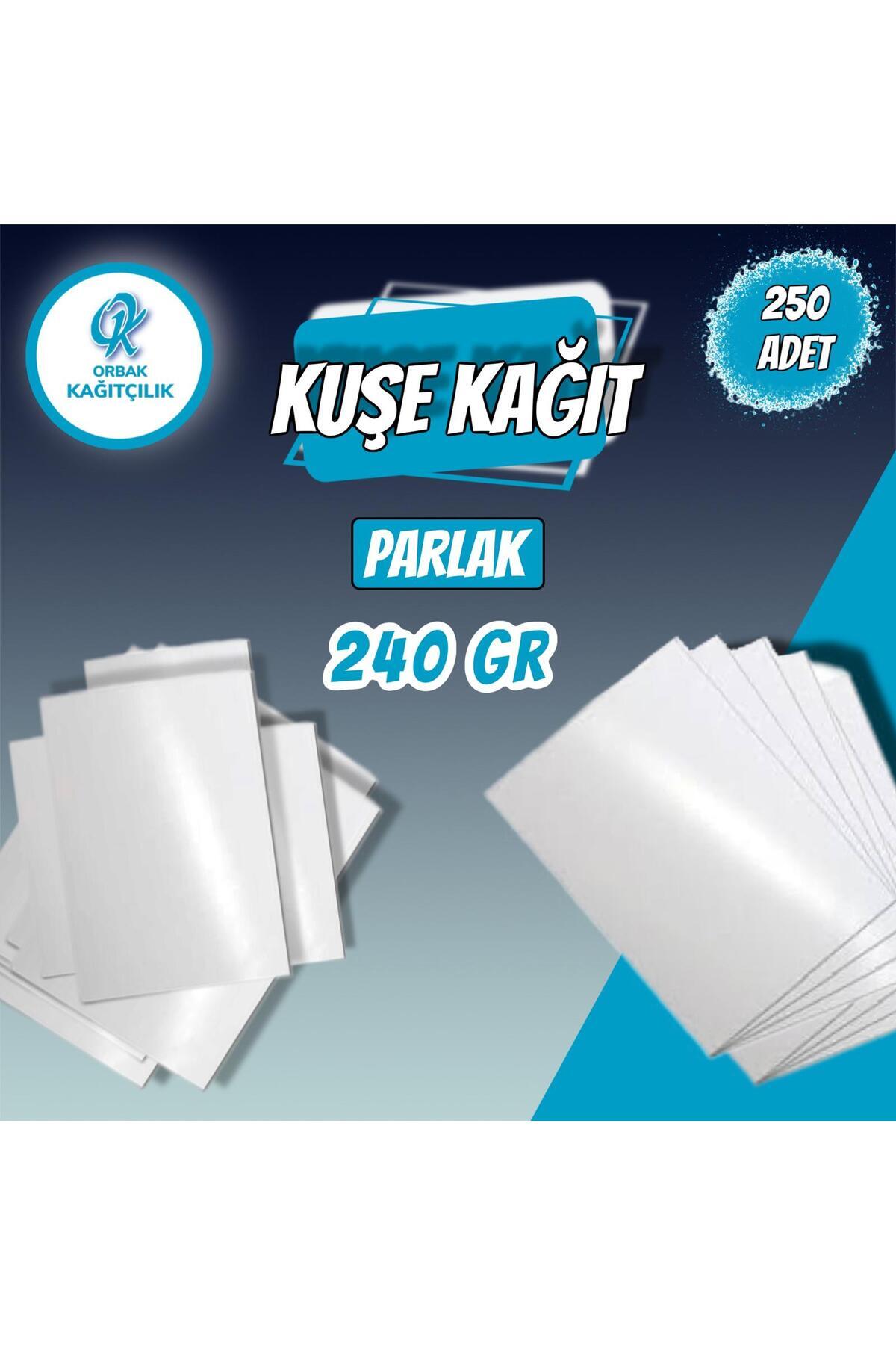 Kaliteli A4 Parlak Kuşe Kağıdı Dijital Baskı,sertifika Ve Fotoğraf Kağıdı 240gr 250 Adet (3,74 KG)