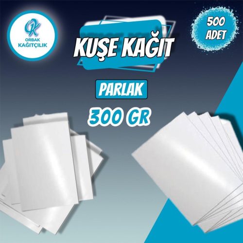 Kaliteli A4 Parlak Kuşe Kağıdı Dijital Baskı,sertifika Ve Fotoğraf Kağıdı 300gr 500 Adet (9,35 KG)