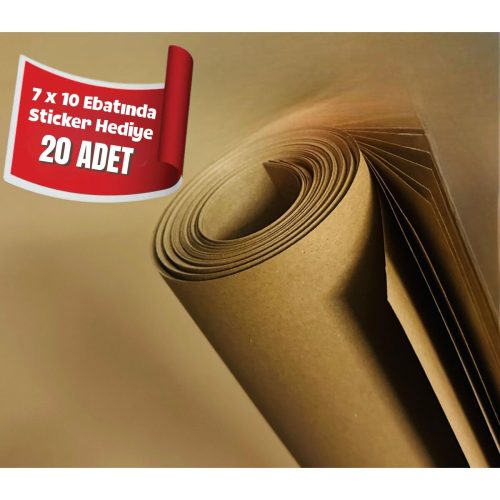 Kraft Kağıt 100×140 cm 90gr 20 Adet Ambalaj, Paketleme, Hediye ve Çeyiz Sarma, Taşıma, Taşınma