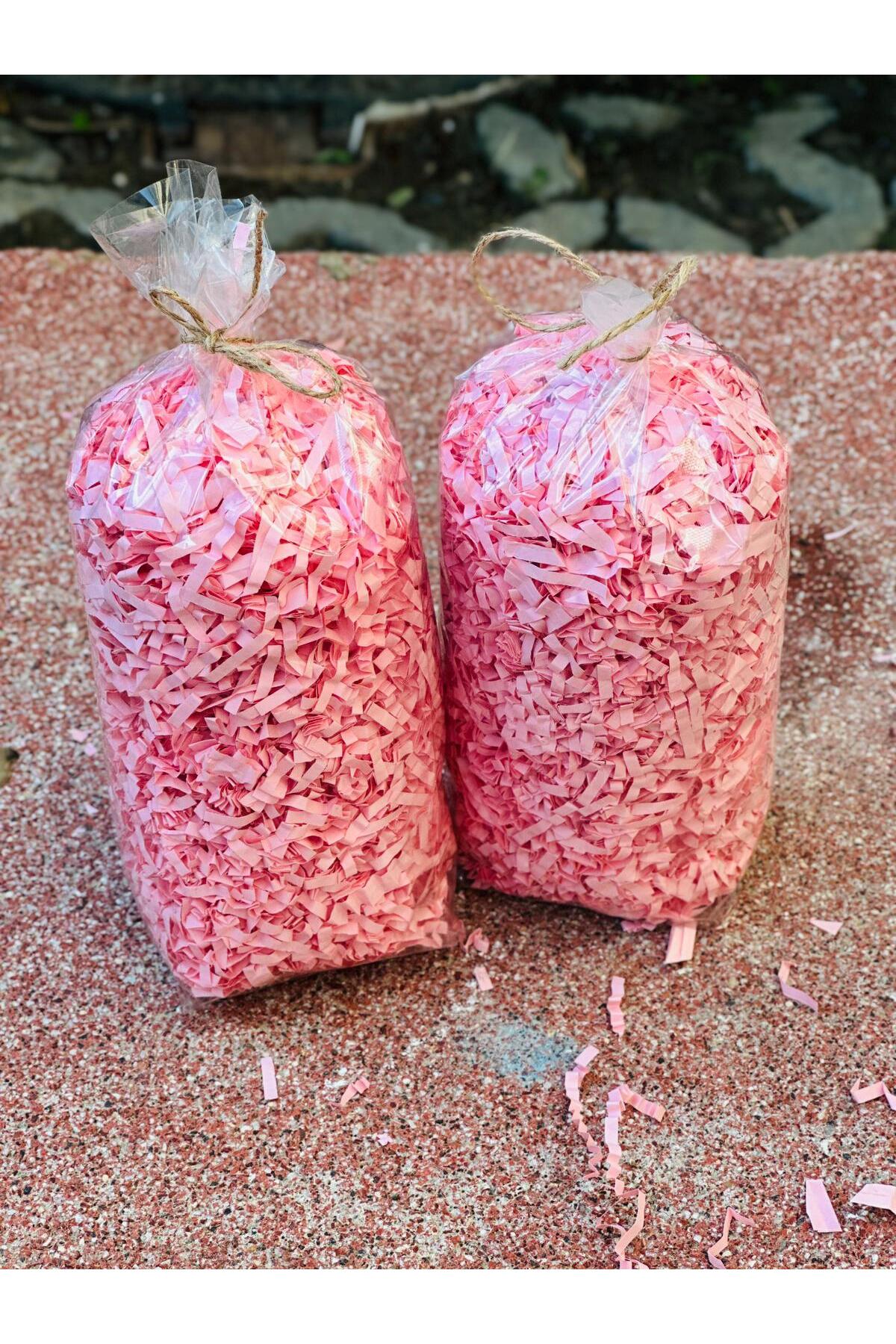 Şeker Pembesi Z Zigzag Kırpık Kâğıt – Hediye Kutu İçi Dolgu Süsleme ve dolgu Malzemesi 50 gr - Görsel 5