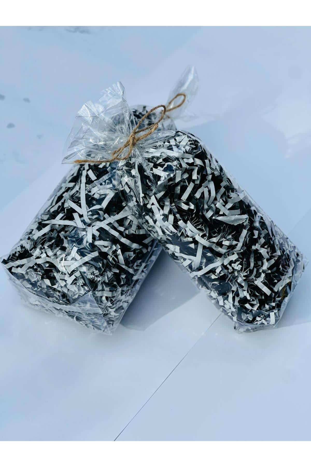 Siyahbeyaz Kırpık Kağıt 100 Gr | Z Zigzag Kutu Dolgu ve Süsleme Kağıdı | Hediye Kutusu İçin