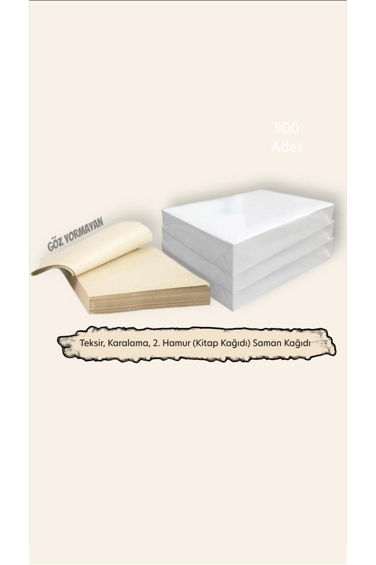 Teksir, Karalama, Çalışma Ve 2.hamur-saman Kağıdı (GÖZ YORMAYAN) 55gr 20x30 250 Yaprak (0,82 KG)