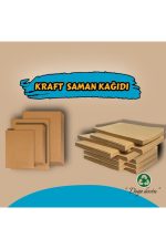 A4 Saman Kağıdı, A4 Kraft Saman Kağıdı 25 Adet 150 gram (0,6237 KG)