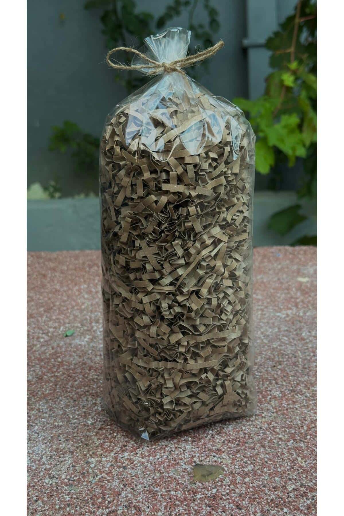 kahverengi kraft 100 Gr kırpık kağıt, Z Zigzag, Süs hediye kutu dolgu kağıt Kırpık Kutu İçi Süsleme - Görsel 4