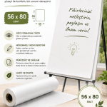 Premium Çocuklar İçin Göz Yormayan Kullan At Kağıt 56x80 cm 50’li | Çizim, Boyama ve Yaratıcı Etkinlikler İçin