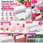 Kadın Ayakta İşeme Aparatı 6'lı – Tek Kullanımlık Kadın Pisuvarı, Hijyenik Tuvalet ve Seyahat Aparatı (beyaz kutulu)
