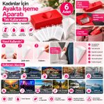 Kadın Ayakta İşeme Aparatı 6'lı – Tek Kullanımlık Kadın Pisuvarı, Hijyenik Tuvalet ve Seyahat Aparatı (kırmızı kutulu)
